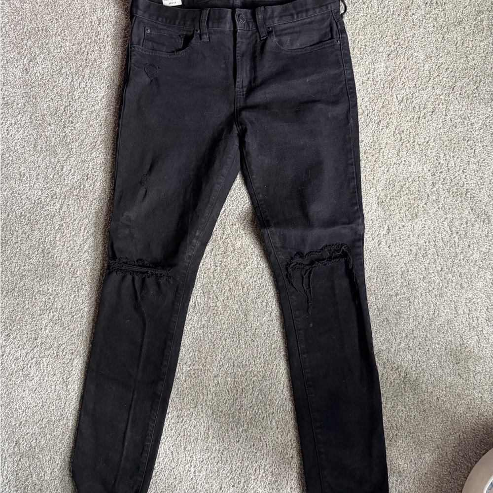 PacSun Black Stacked Skinny Jeans for Men